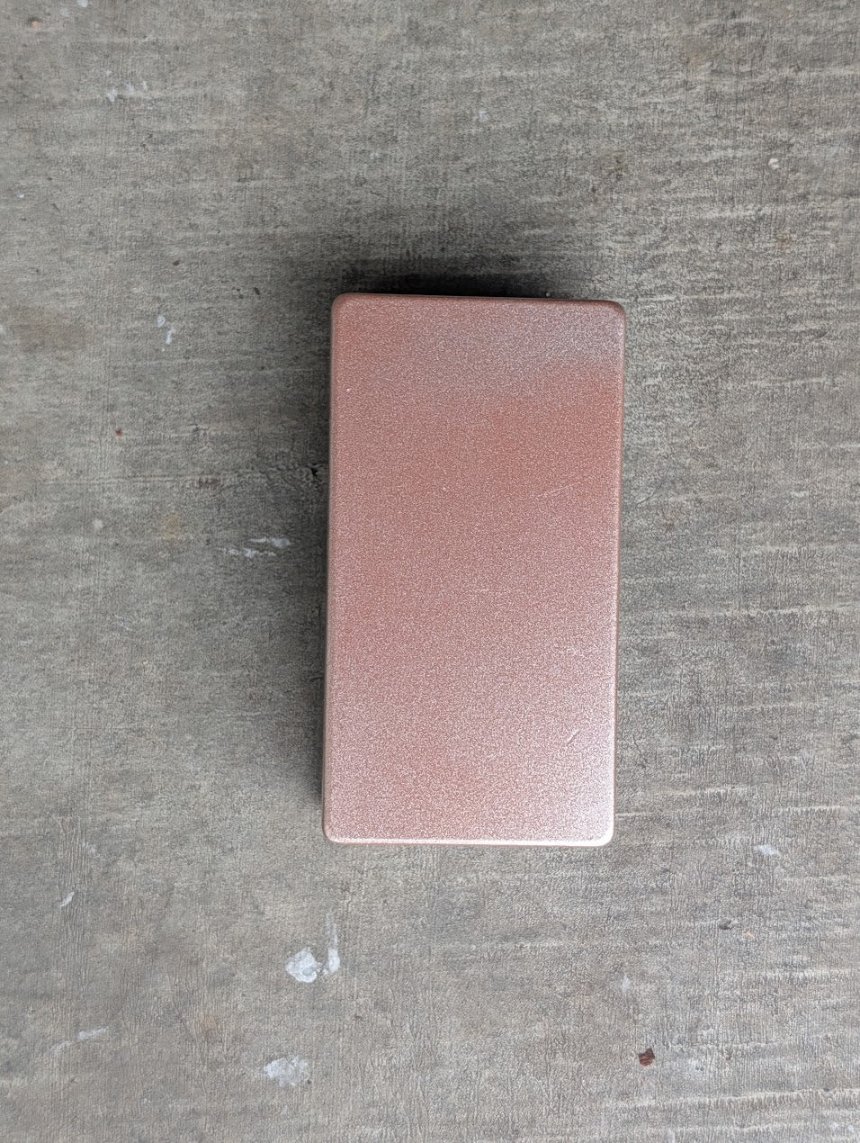 Rose Gold Powder Coated 125B Enclosure — Pedal Builder Supply