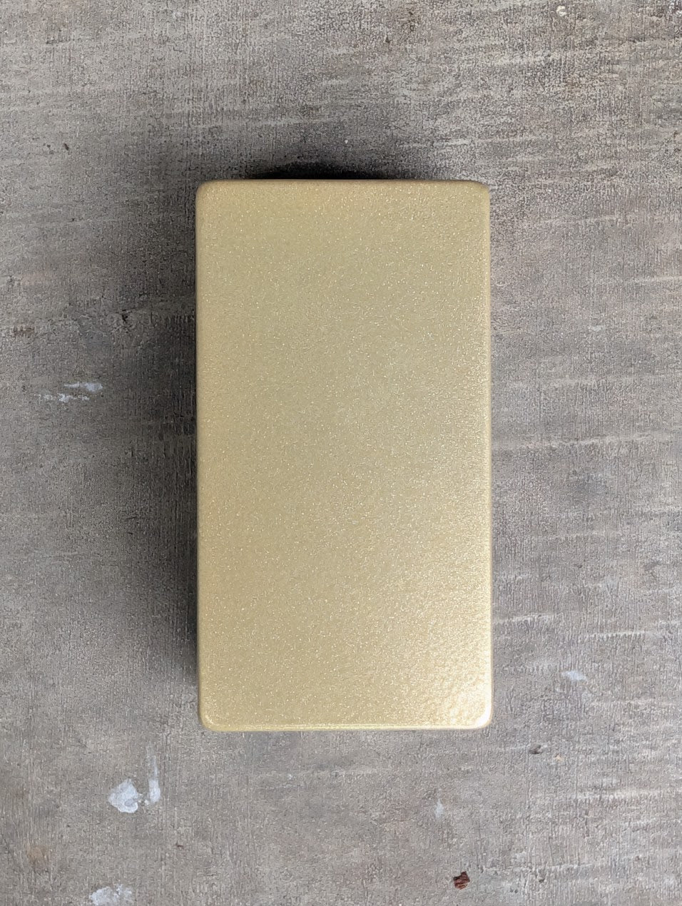 Gold Powder Coated 125B Enclosure — Pedal Builder Supply