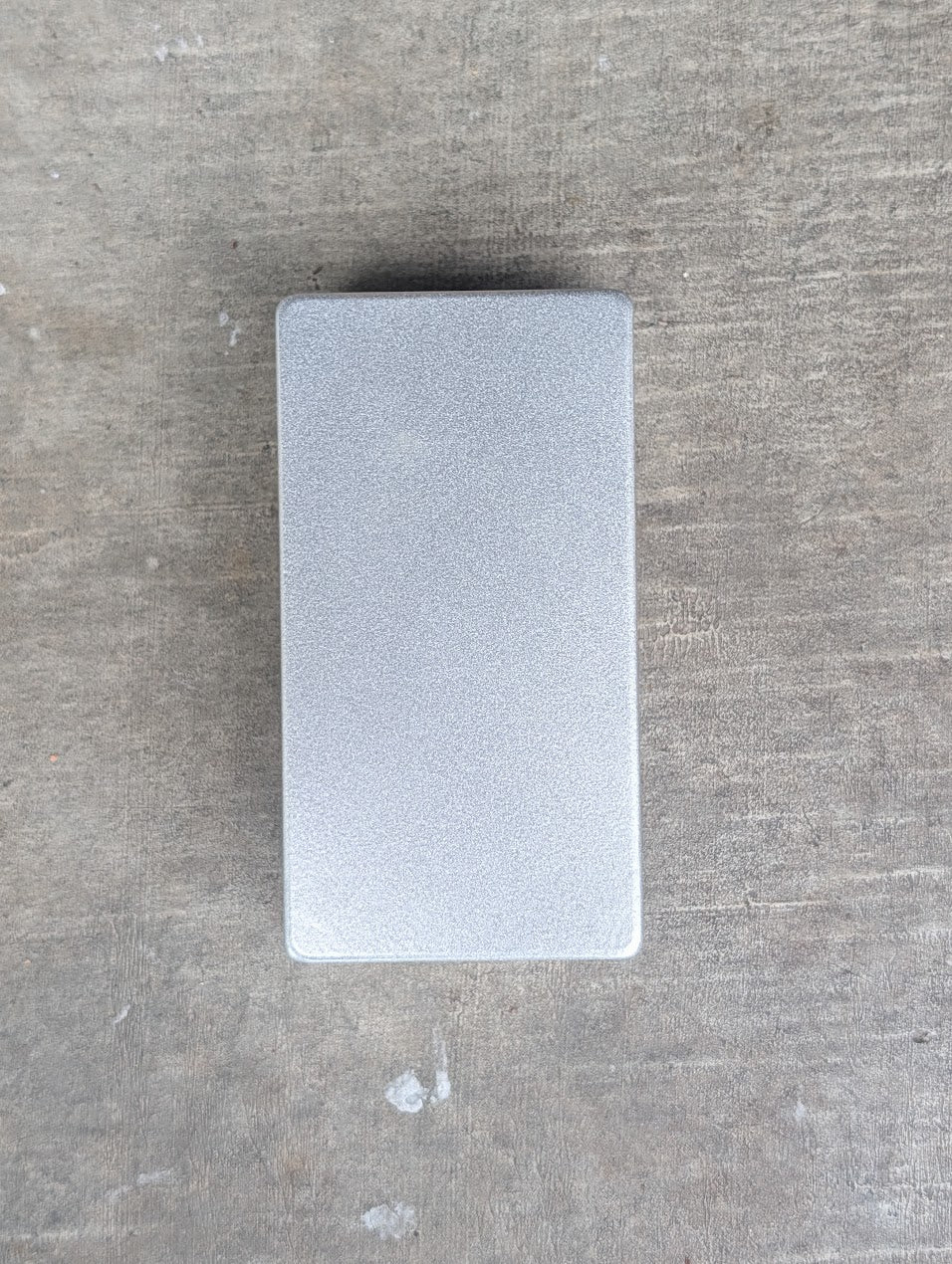 Silver Powder Coated 125B Enclosure — Pedal Builder Supply