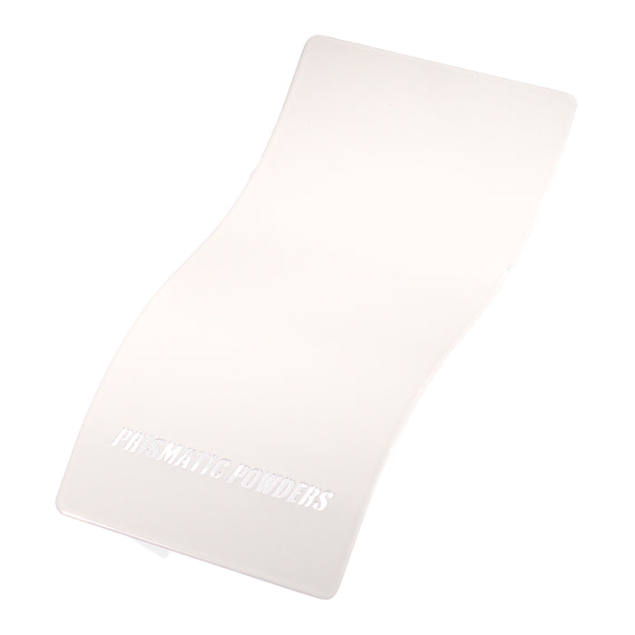 Gloss White powder coat sample panel (Prismatic Powders)