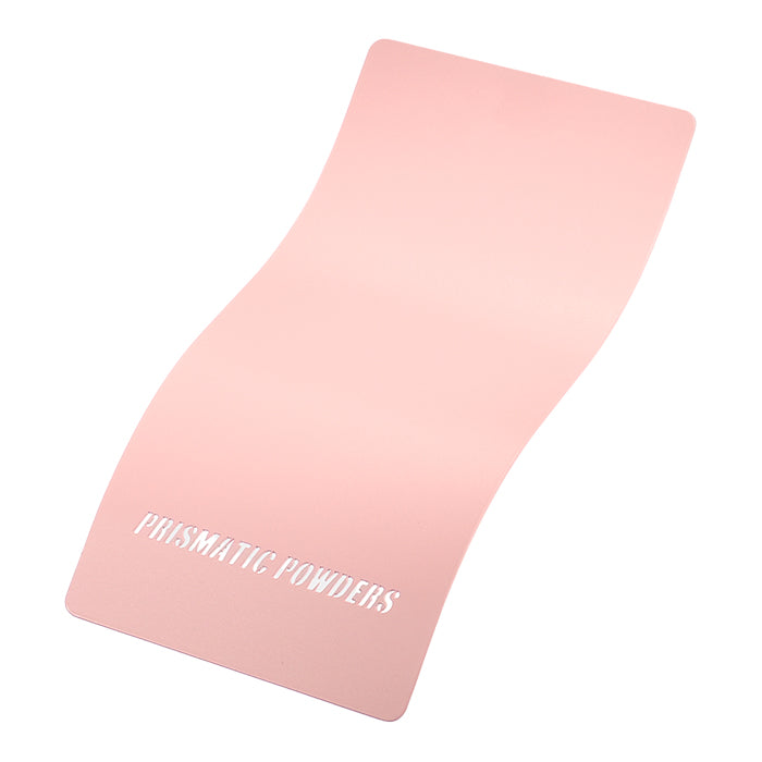 Pink Chalk powder coat sample panel (Prismatic Powders)
